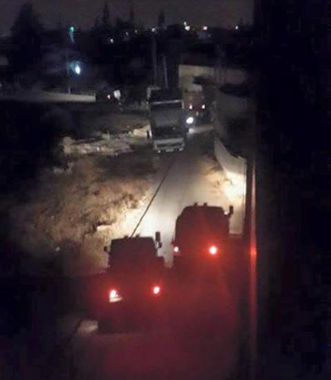 حملة مداهمات واعتقالات بقرية خربثا بني حارث غرب رام الله اعتقالات