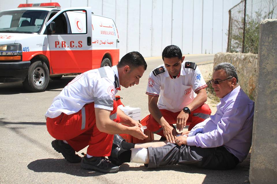 إصابة عدد من الصحفيين