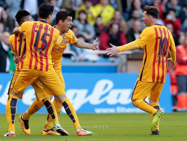 برشلونة يفترس ديبورتيفو لاكورونيا بفوز ساحق برشلونة