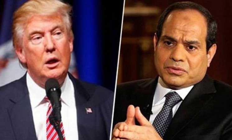 السيسي وترامب اتفقا على موقف مصر تجاه "الاستيطان"