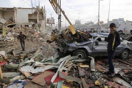 مقتل 33 شخصًا في انفجار جنوب بغداد مقتل 33 شخصًا في انفجار جنوب بغداد