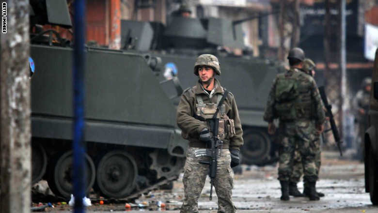 مقتل 6 عناصر بالجيش اللبناني في اشتباكات طرابلس الجيش اللبناني