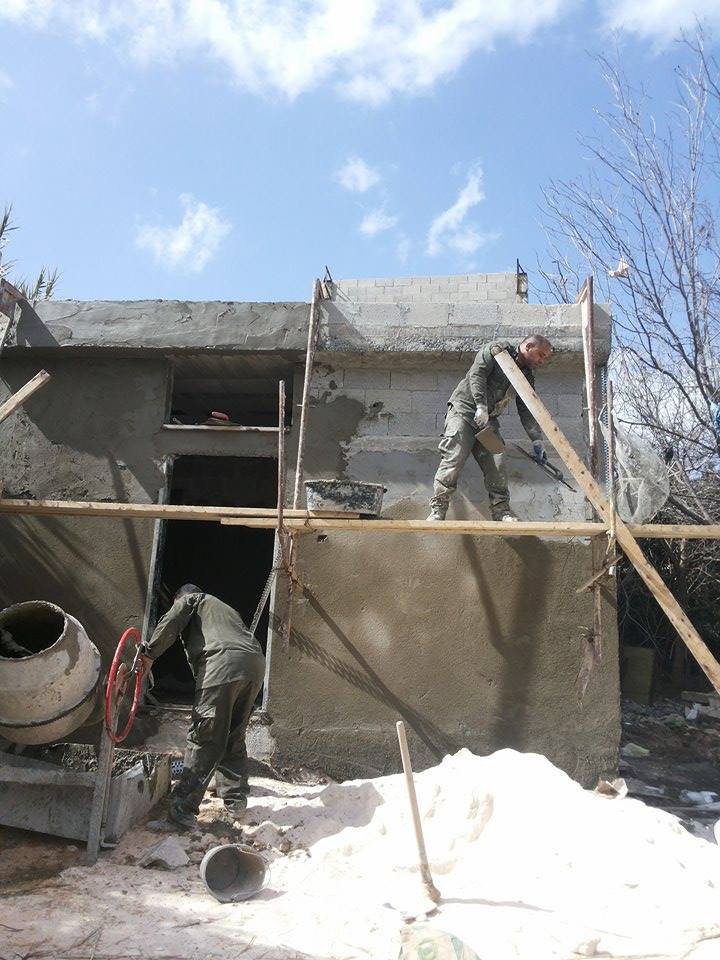 بالصور .. الأمن الوطني يسلم بيت لأسرة محتاجة صورة توضيحية