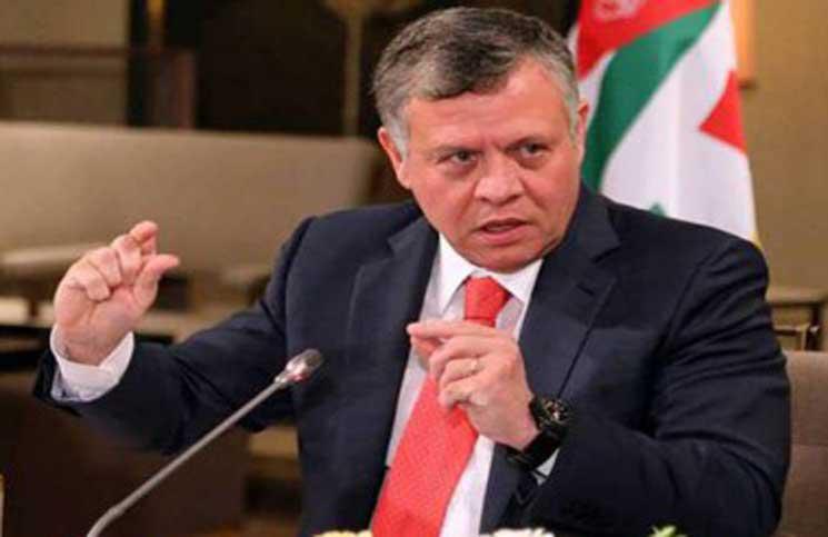 الملك عبدالله يدعو إلى تهيئة ظروف "العملية السلمية" بين فلسطين وإسرائيل