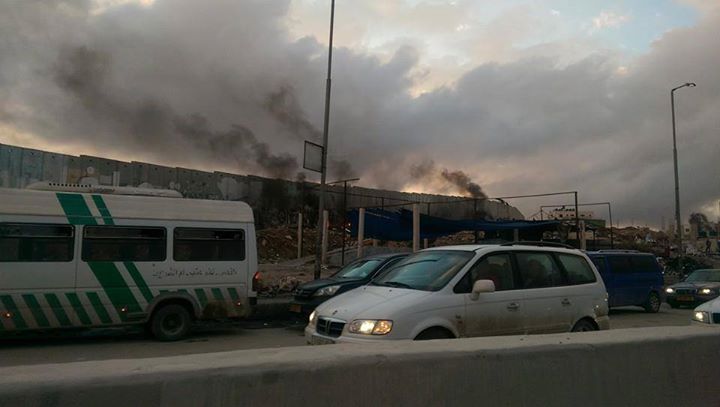 اندلاع مواجهات في قلنديا والرام بعد صلاة الجمعة