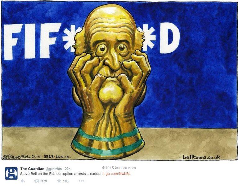 بالصور: فضيحة فساد الفيفا في عيون العالم
