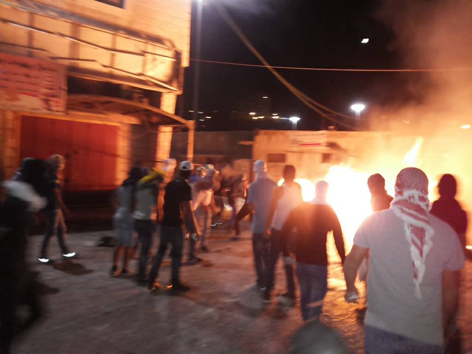 مواجهات عنيفة مع الاحتلال في مخيم شعفاط مخيم شعفاط