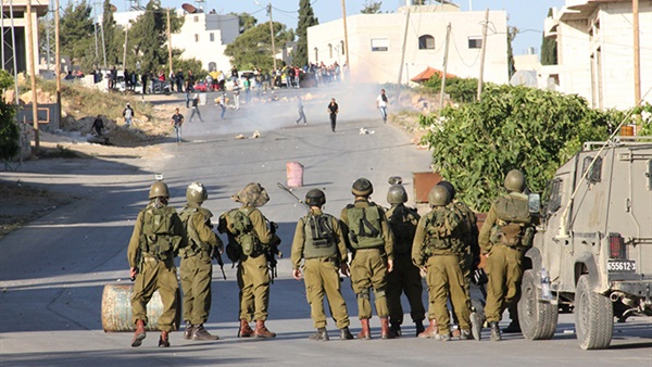 إصابات على مدخل دوما جنوب نابلس مسيرة