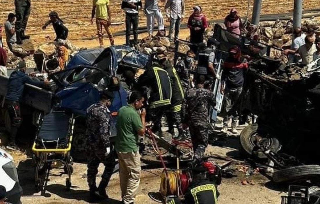 8 وفيات و13 إصابة بحادث سير في الأردن