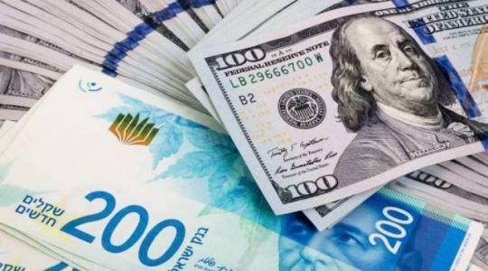 ارتفاع كبير على سعر الدولار مقابل الشيكل اليوم الأربعاء 27 سبتمبر 2023