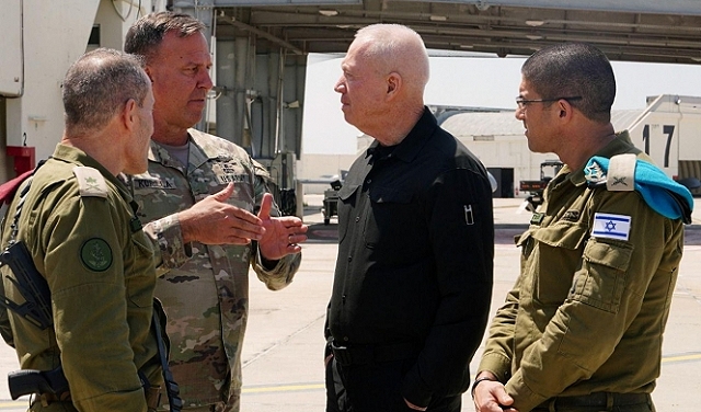 مداولات أمنية إسرائيلية.. غالانت يلتقي قائد القيادة المركزية الأميركية: "نعلم كيفية الرد"