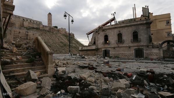 مقتل جنود بتفجير نفق قرب حلب صورة توضيحية