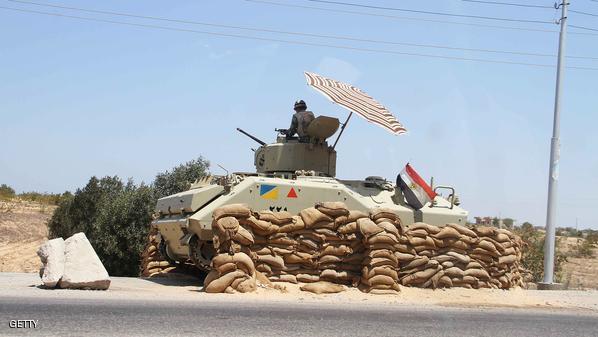 مصر تبدأ مضاعفة المنطقة العازلة مع غزة الجيش المصري