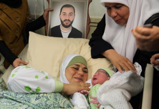 ثورة انسانية في 2014: 30 طفلا لاسرى يولدون من نطف مهربة نطف الاسرى