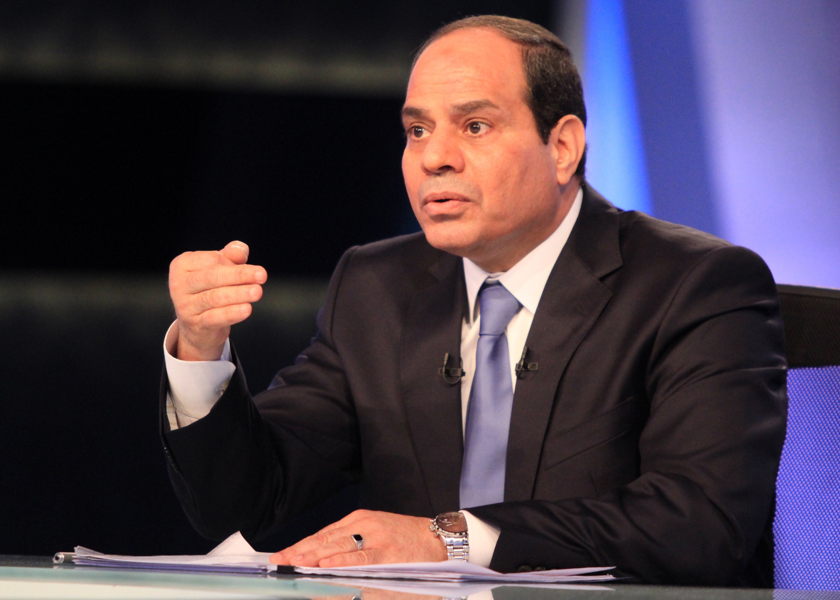 السيسي: تسوية القضية الفلسطينية ستحدث نقلة في العالم السيسي