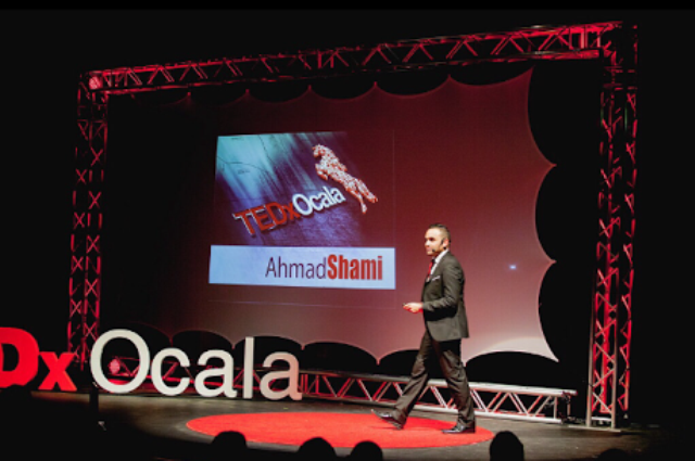 شاب فلسطيني يشارك في مؤتمر TEDX العالمي في و لاية فلوريدا الامريكية فلسطيني