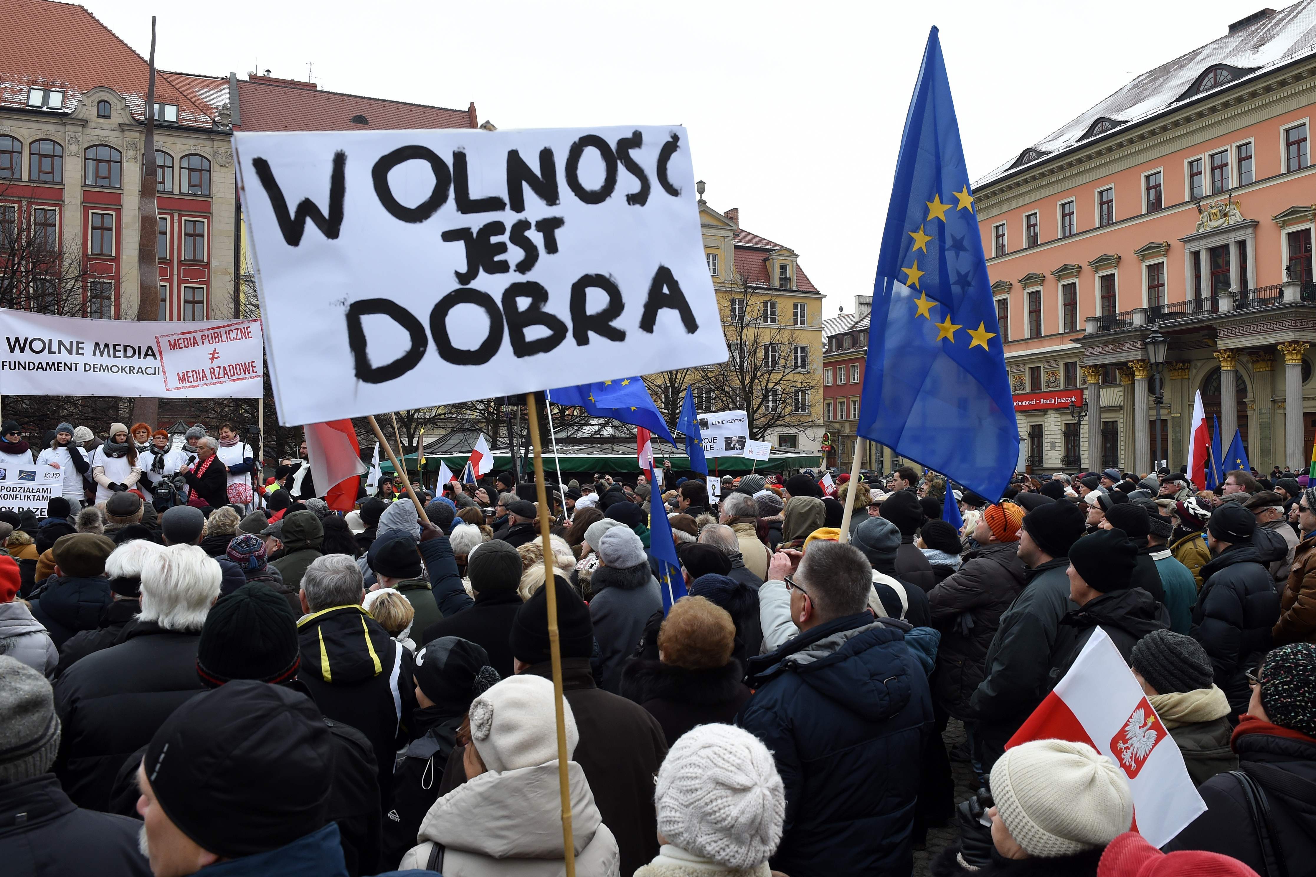 تظاهرات في بولندا "دفاعًا عن الحرية"