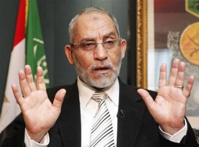 الإعدام لمرشد الإخوان و13 آخرين بقضية "عمليات رابعة" اخبار فلسطين
