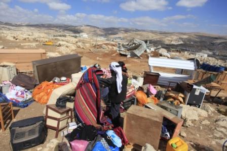 الاحتلال يكثف هدمه للتجمعات البدوية شرق القدس هدم بيوت