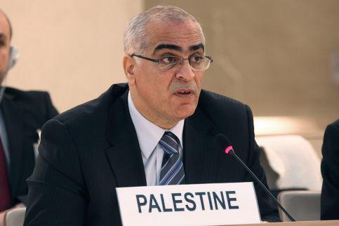مندوب فلسطين لدى مجلس حقوق الإنسان في جنيف إبراهيم خريشة