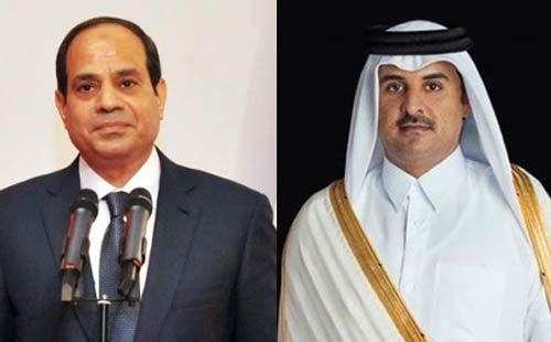 تأثير المصالحة المصرية القطرية على غزة والقسام؟ إجابة إسرائيلية السيسي وامير قطر
