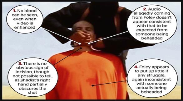 الطب الشرعي البريطاني: فيديو ذبح الصحفي "فولي" قد يكون مفبركاً
