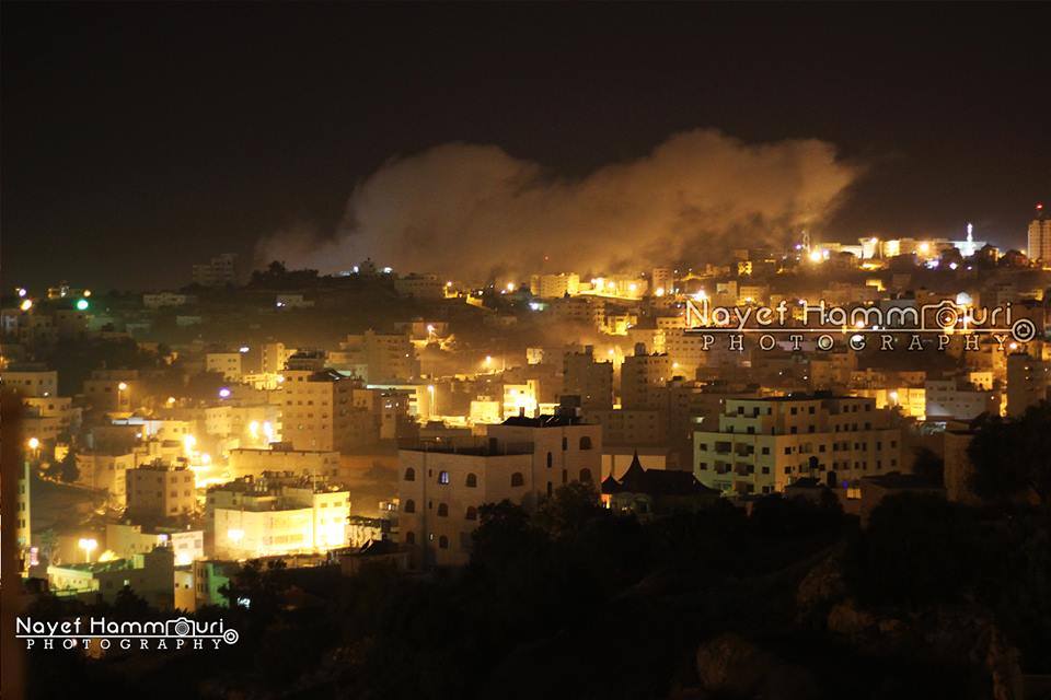 لحظة تفجير منزل حسام القواسمي