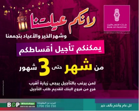 بدون عمولات وبنفس سعر الفائدة التعاقدية