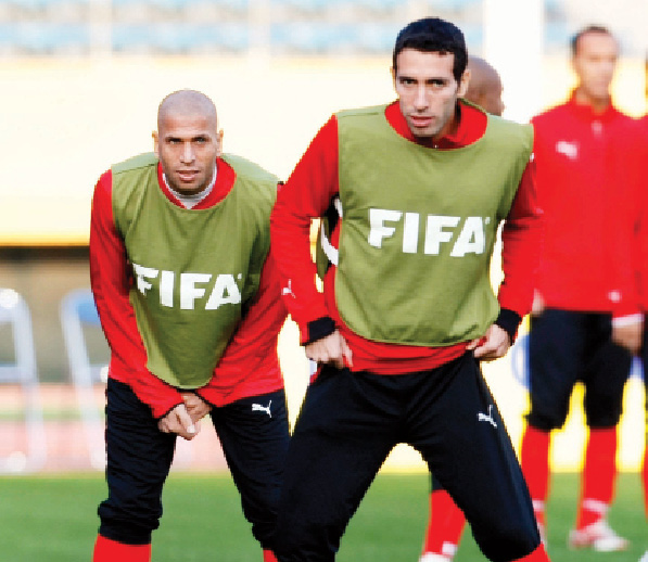 أبو تريكة وجمعة يرفضان المشاركة في مبارة بسبب لاعب إسرائيلي أبو تريكة وجمعة