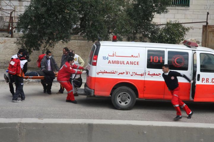 ثلاث إصابات بانفجار جسم مشبوه جنوب غزة اسعاف