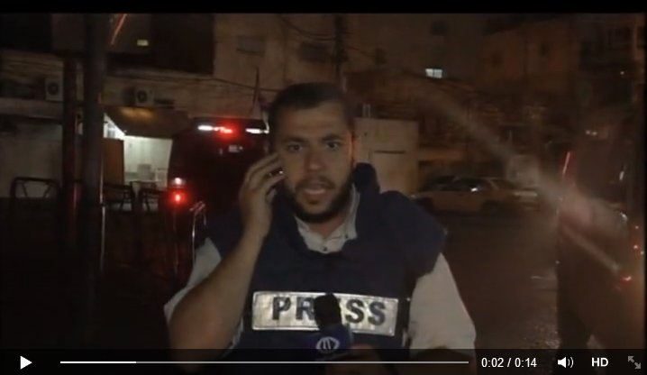 نقابة الصحفيين تستنكر جرائم الاحتلال بحق الطواقم الصحافية استهداف قناة فلسطين اليوم