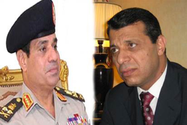 لقاءٌ مطول بين دحلان والسيسي دحلان والسيسي