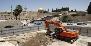 الاحتلال يواصل أعمال حفر بساحة البراق بالأقصى
