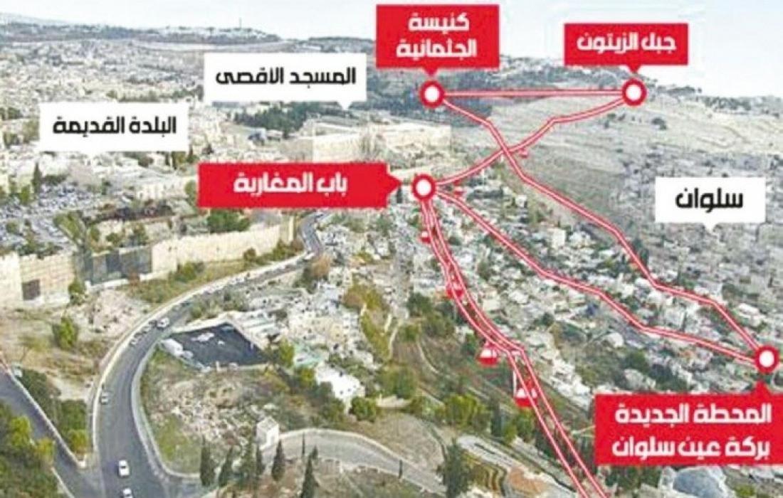 الإعلان عن بدء العمل في مشروع التلفريك "القطار الجوي" بالقدس المحتلة