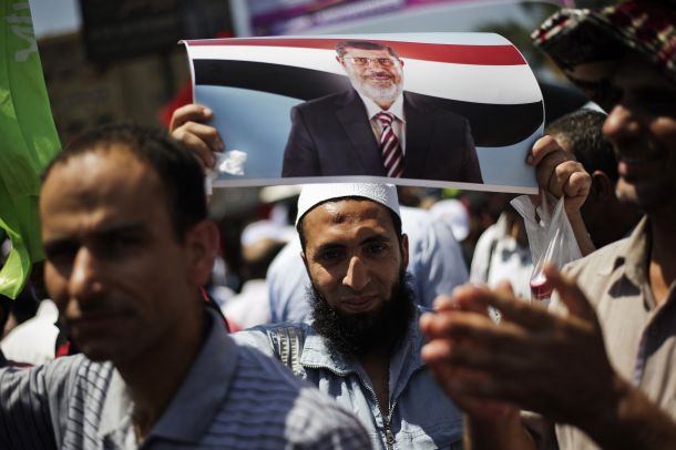 من تظاهرة سابقة لأنصار مرسي