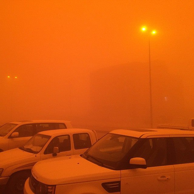 عاصفة رملية