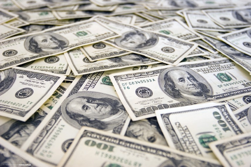 ارتفاع سعر صرف الدولار لمستوى 4 شواقل شواقل