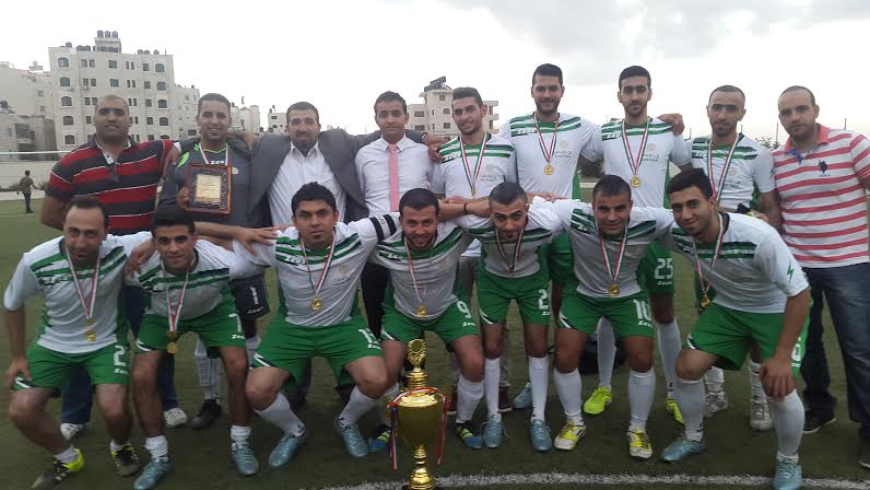 "بنك القدس" يحصل على لقب بطولة كأس فلسطين للمؤسسات 2015 "بنك القدس" يحصل على لقب بطولة كأس فلسطين للمؤسسات 2015