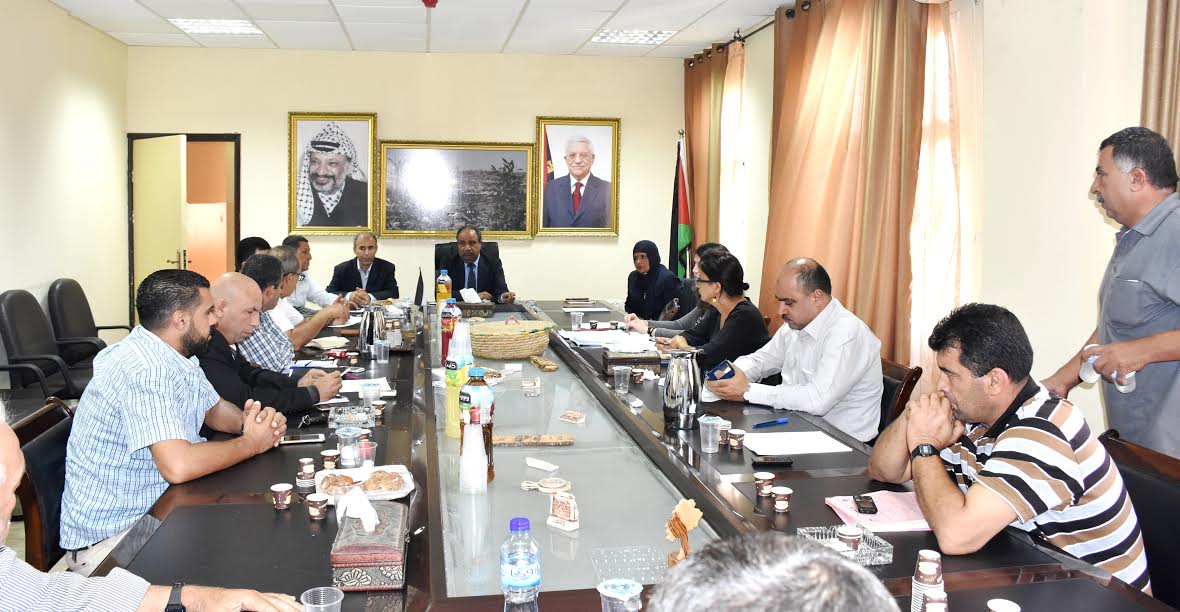 محافظة سلفيت تعقد ورشة عمل حول أزمة المياه محافظة سلفيت