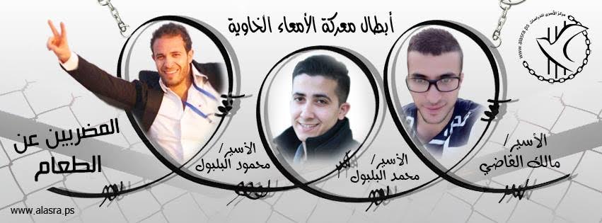 الأسرى للدراسات يدعو لأوسع فعاليات لإنقاذ حياة المضربين الأسرى المضربين عن الطعام