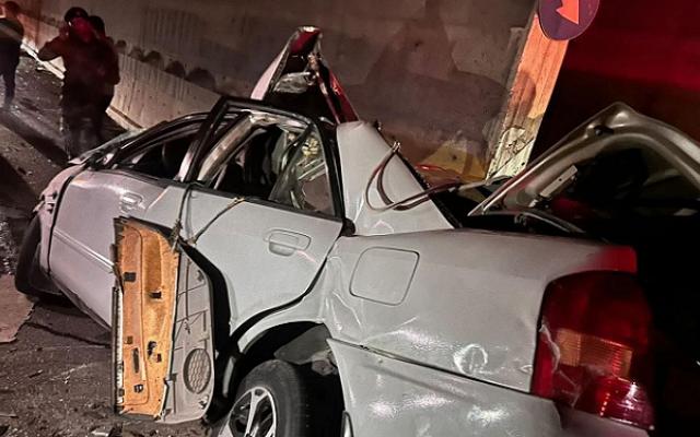 فاجعة على شارع نفق بدو: مصرع 4 شبان من رام الله في حادث طرق مروع