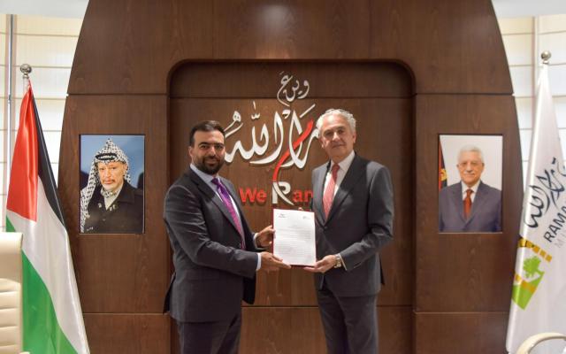  بلدية رام الله توقّع اتفاقية شراكة مع شركة PalPay لفعاليات 2026