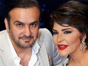 الفنانة أحلام وزوجها 