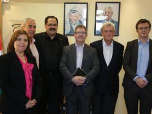 وزير التربية مع وفد إيرلندي