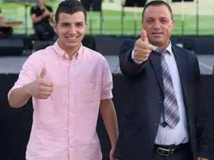 الشهيد ليث الخالدي برفقة والده فضل الخالدي