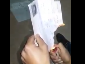 تصاريح محروقة