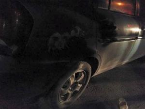 مجهولون يحرقون سيارة وصفي قبها وزير الاسرى السابق