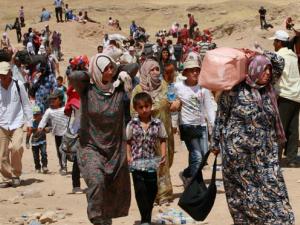 لاجئين سوريين