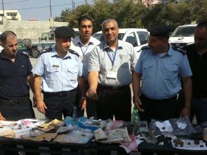 إتلاف مواد مخدرة بطولكرم