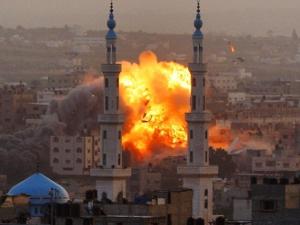 قصف على غزة